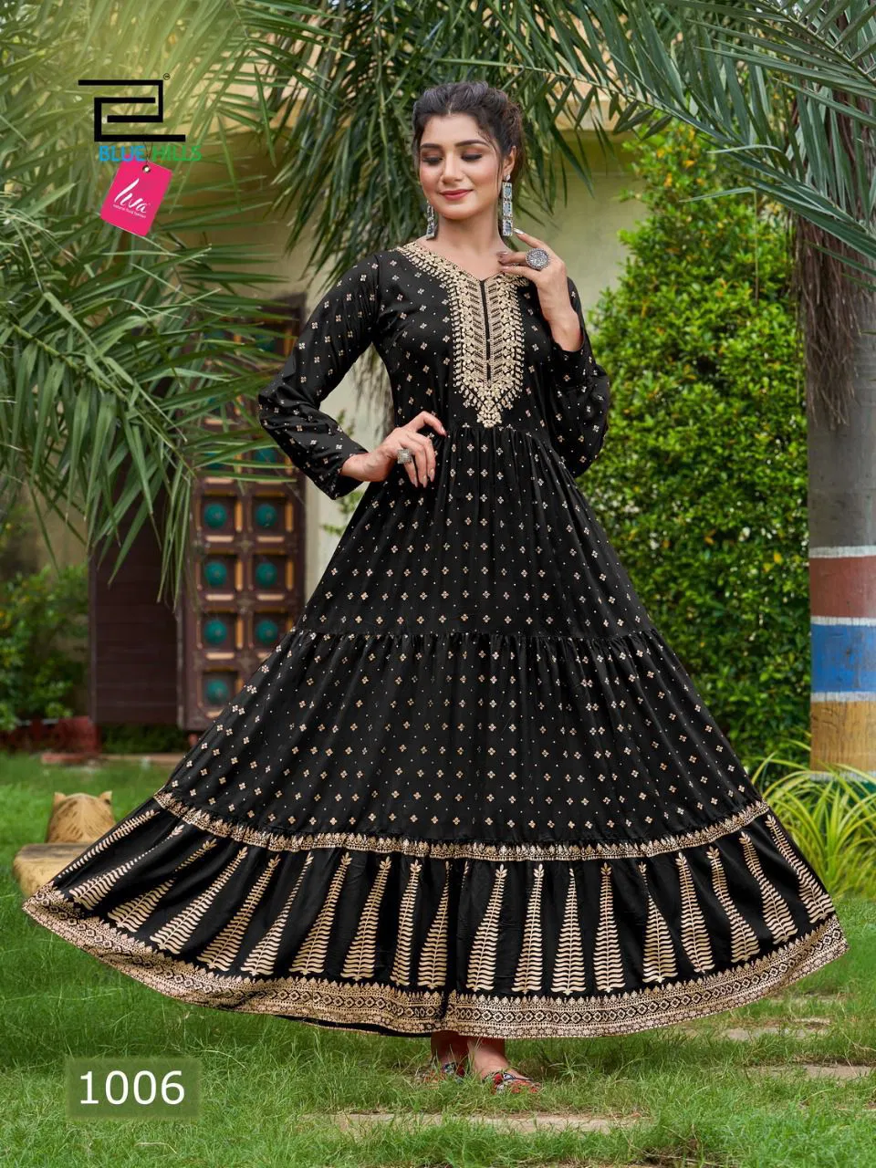 Blue Hills Aafat 1 Ethnic Wear Long Anarakali Gown Collection